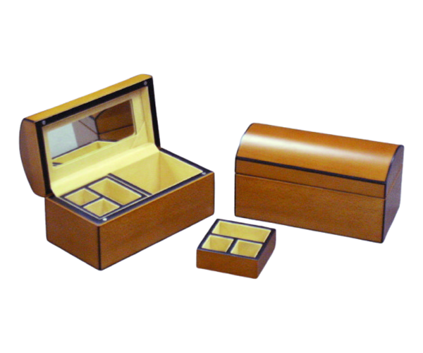 Rectangular Wooden Card Box