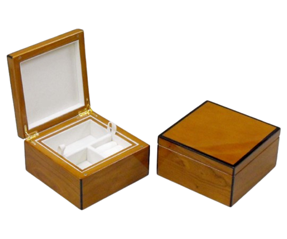 Rectangular Wooden Card Box