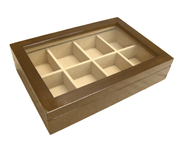 Rectangular Wooden Card Box