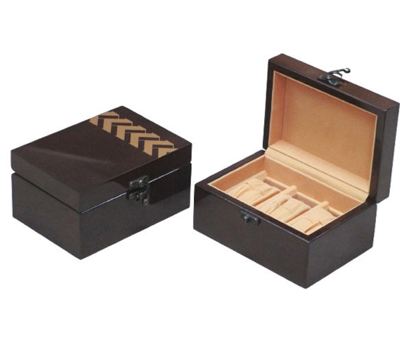 Rectangular Wooden Card Box