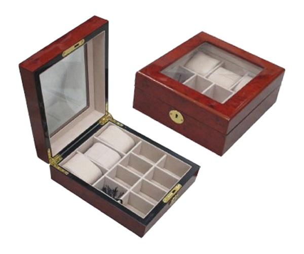 Rectangular Wooden Card Box